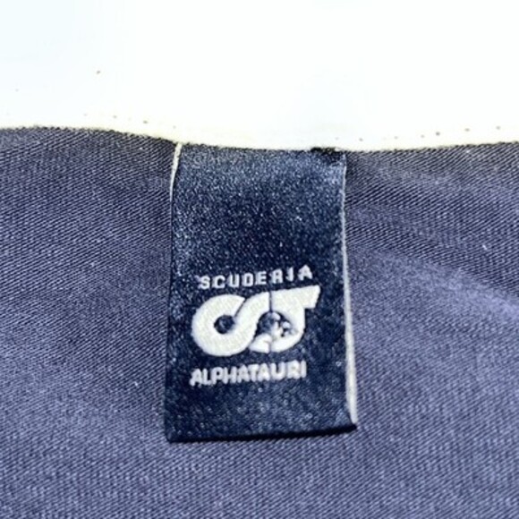 scuderia alphatauri shirt Navy White Men’s Tee Size XXL - Picture 2 of 11